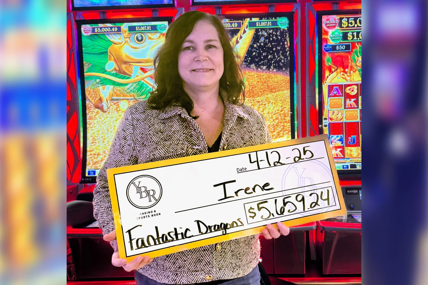 Irene won $5,659