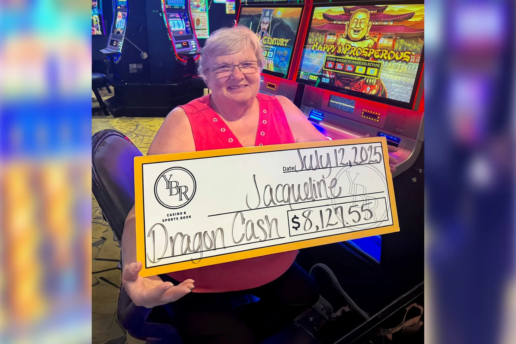 Jacqueline won $8,127