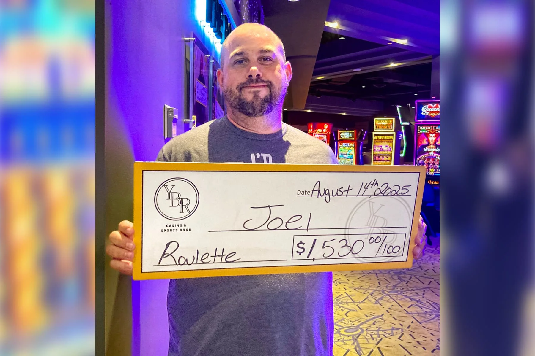 Joel won $1,530