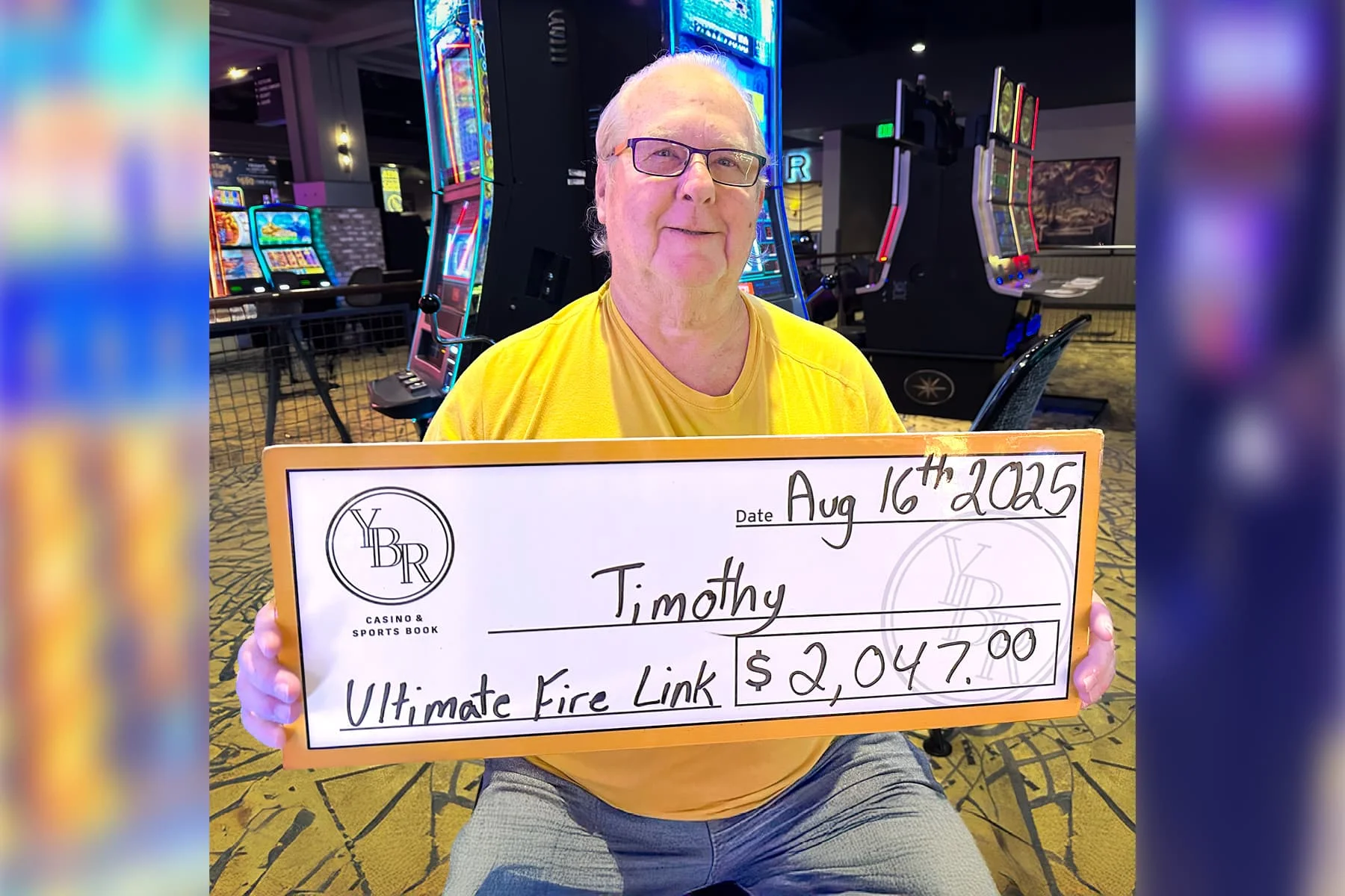Timothy won $2,047