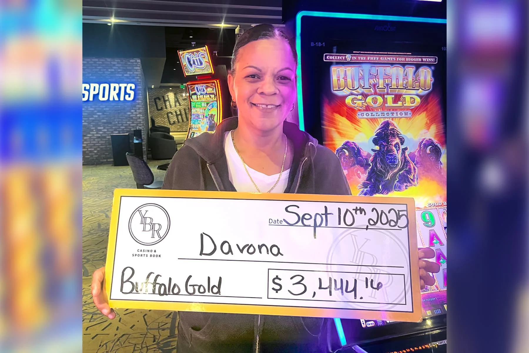 Davona won $3,444