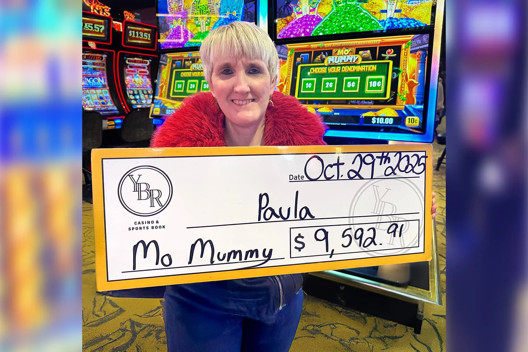 Paula won $9,592