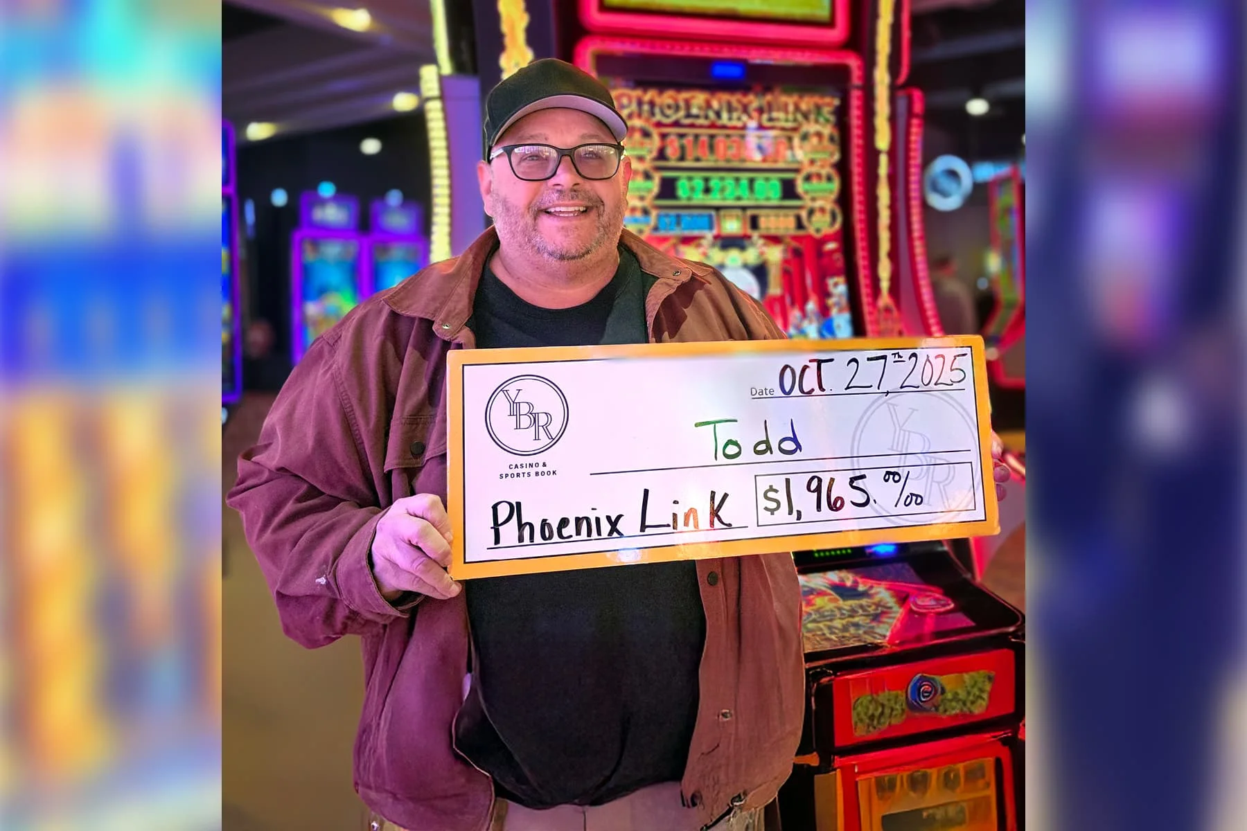 Todd won $1,965