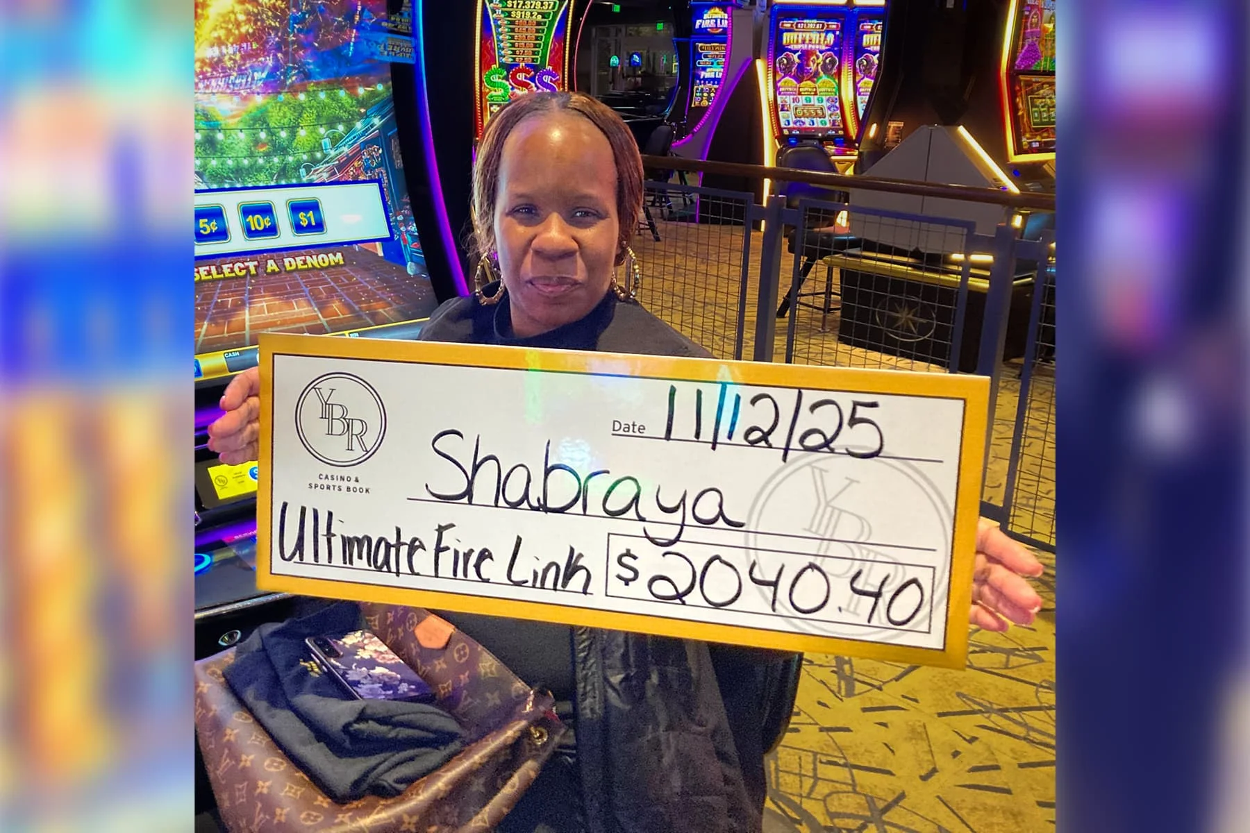 Shabraya won $2,040