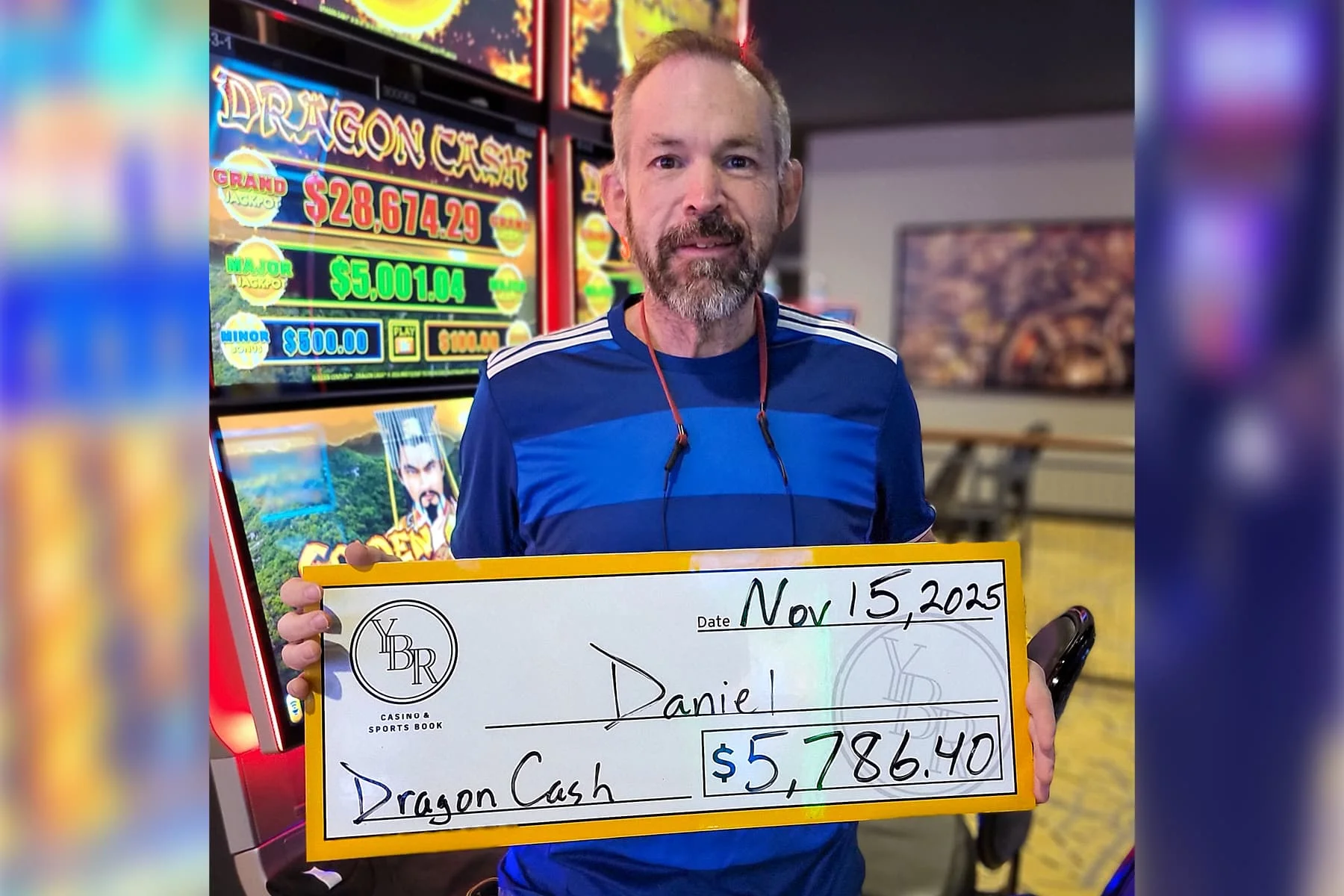 Daniel won $5,786