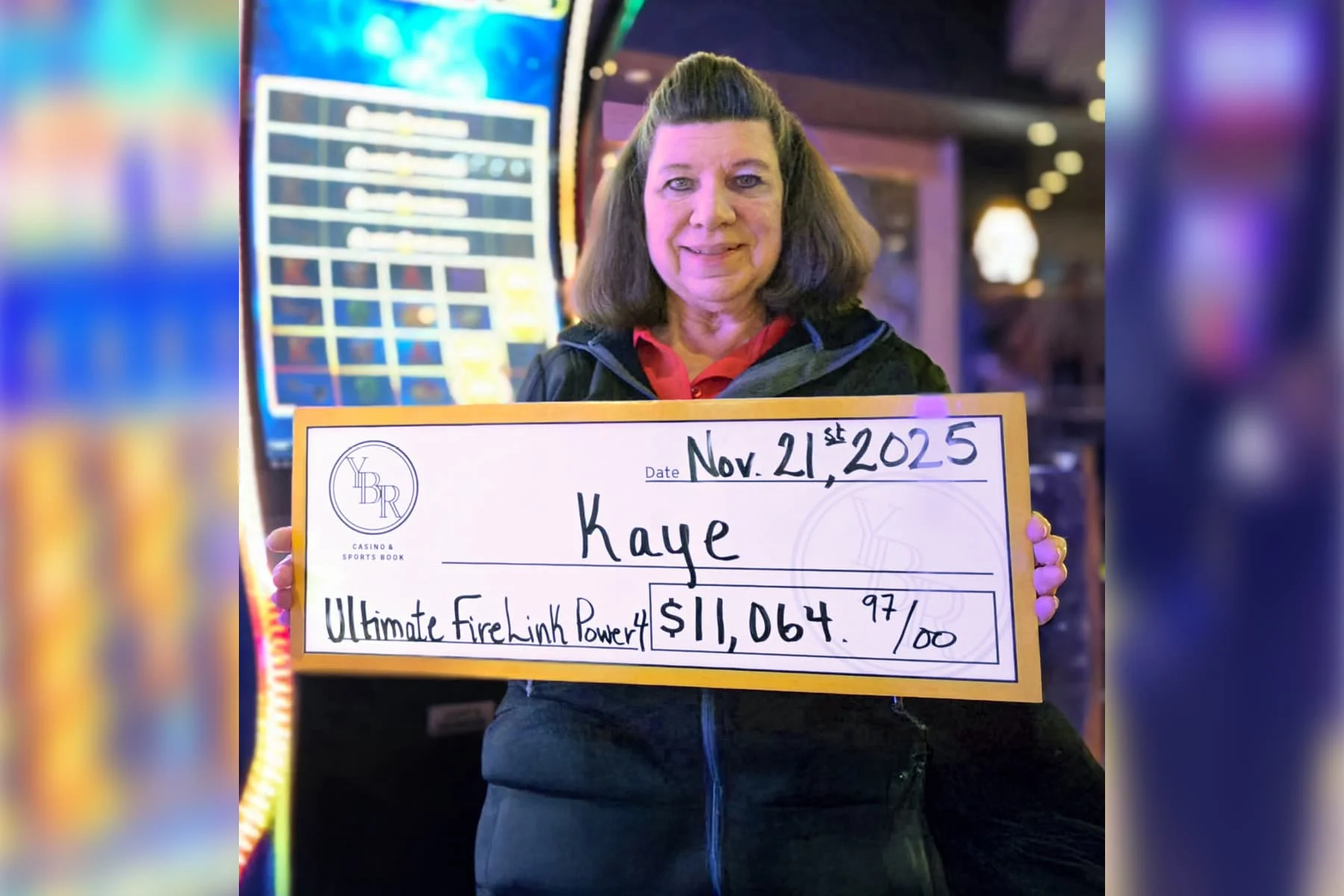 Kaye won 11,064