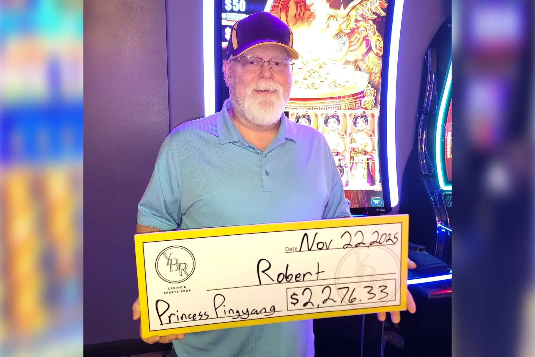 Robert won $2,276