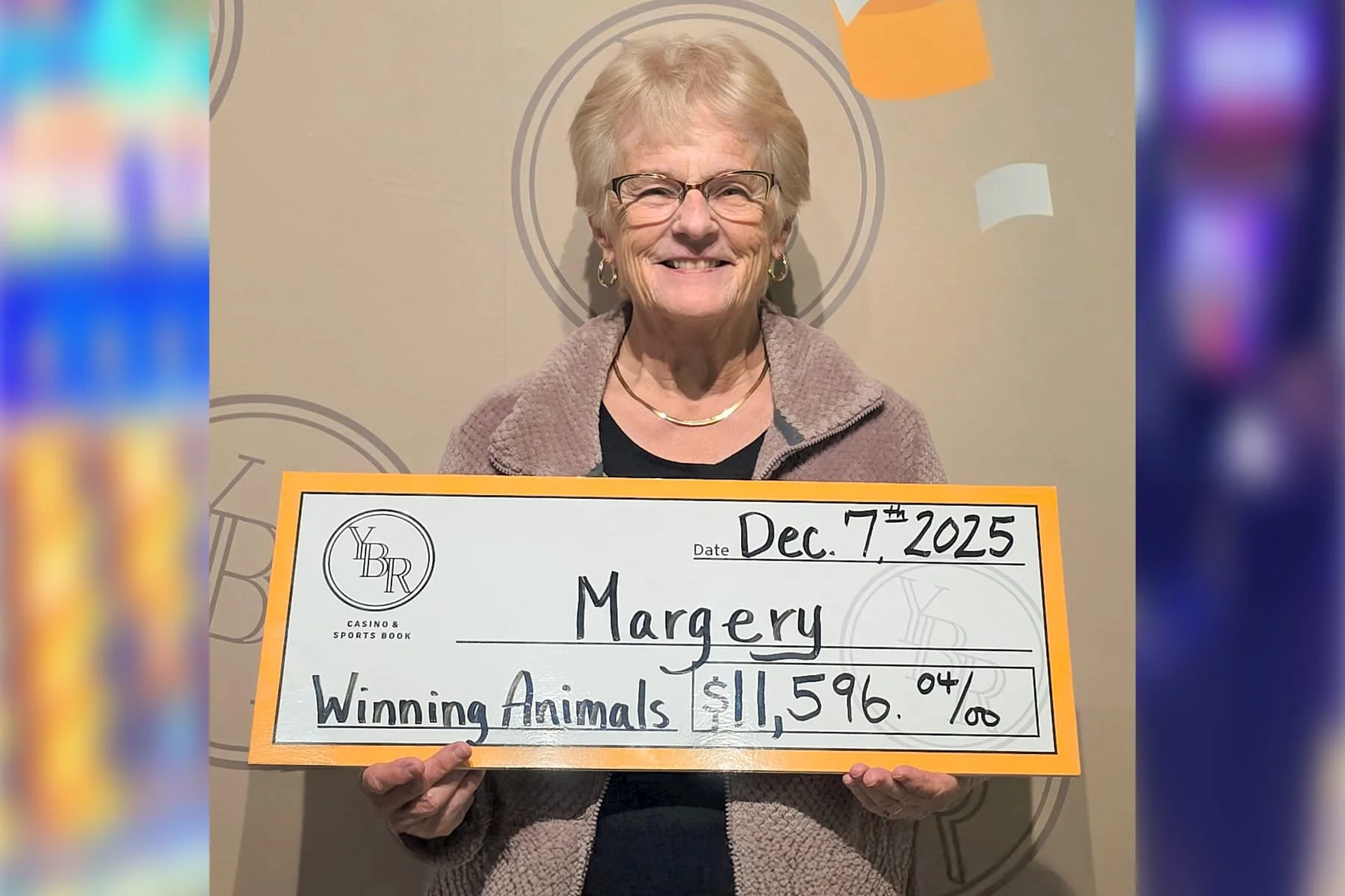 Margery won $11,596