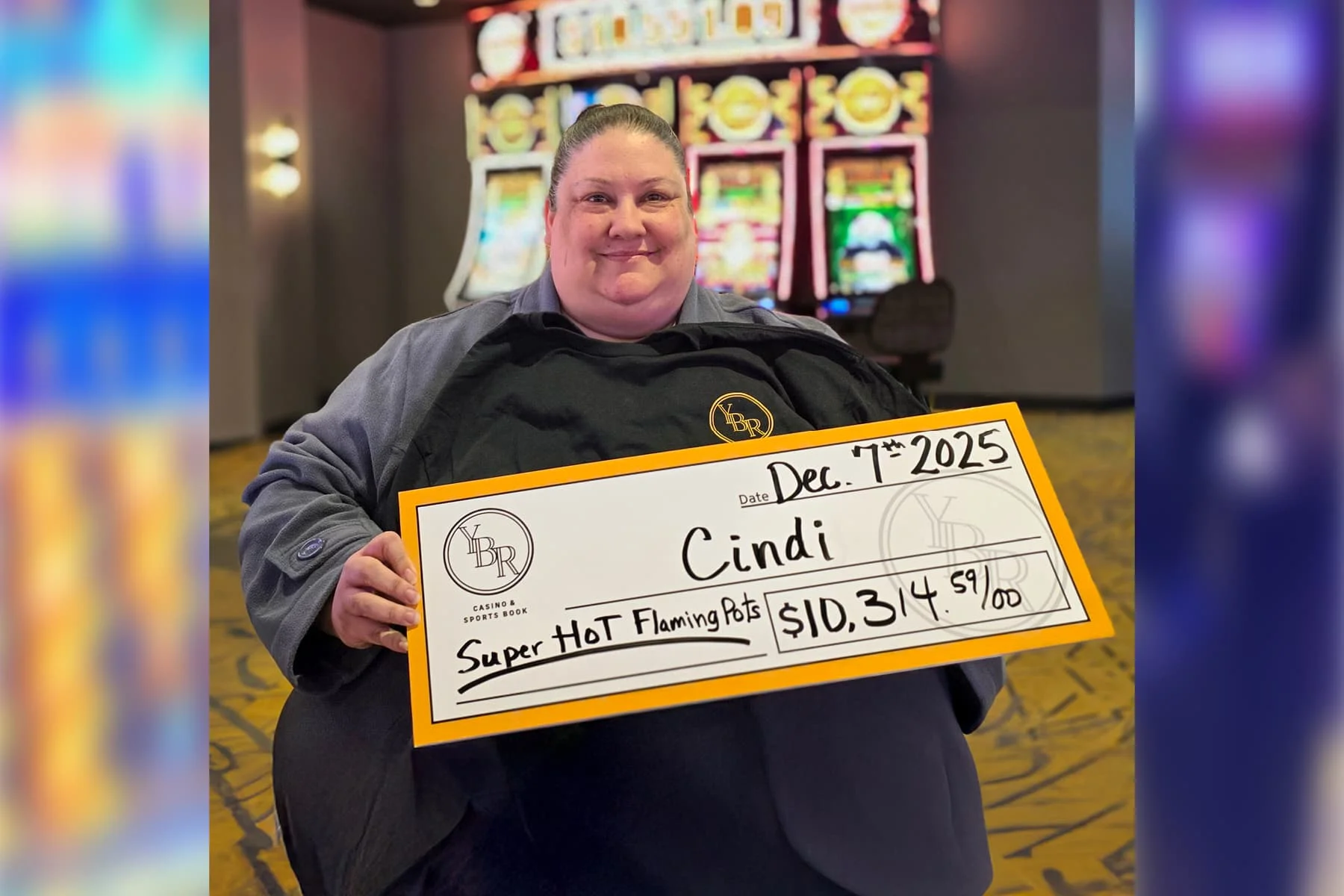 Cindi won $10,314