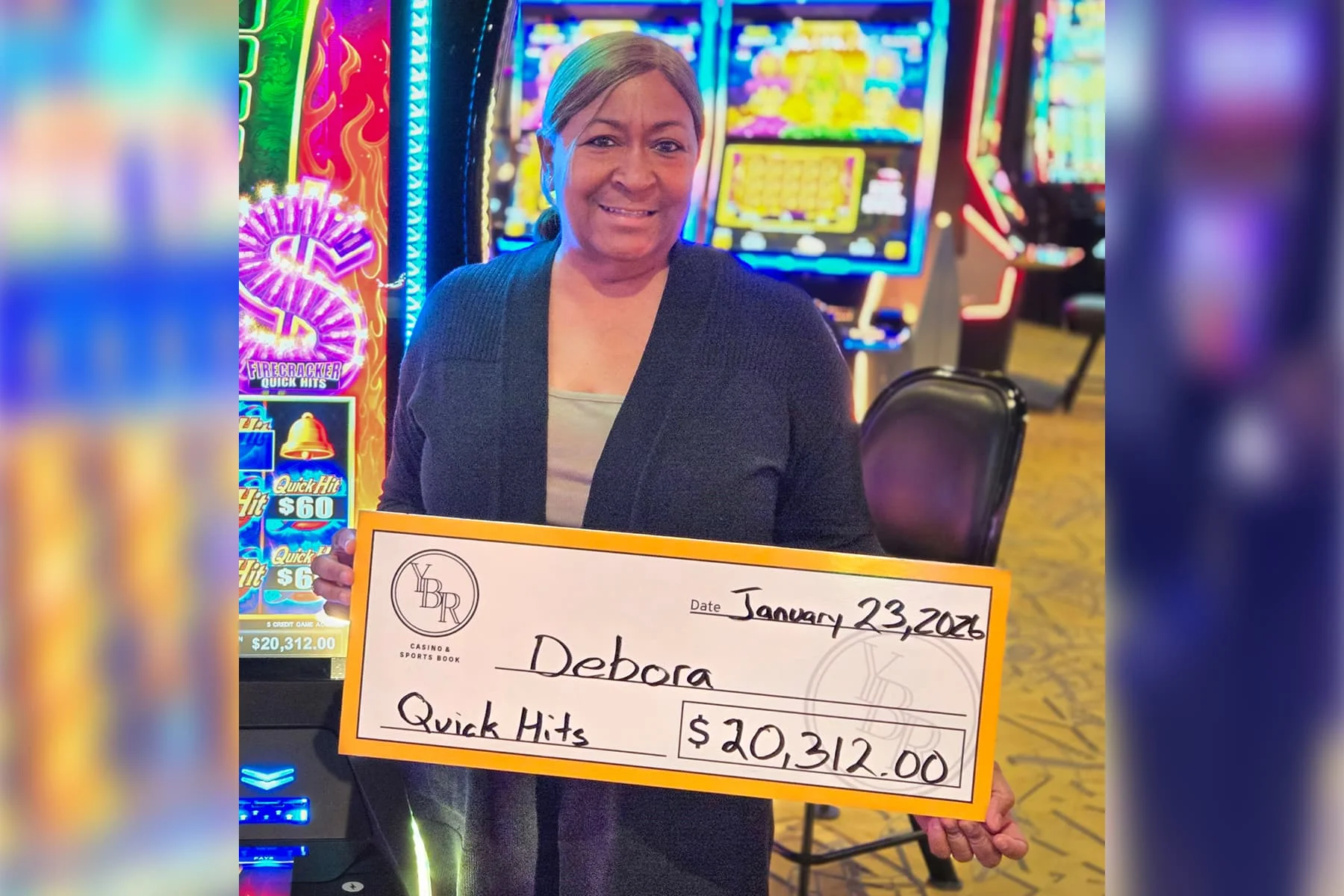 Debora won $20,312
