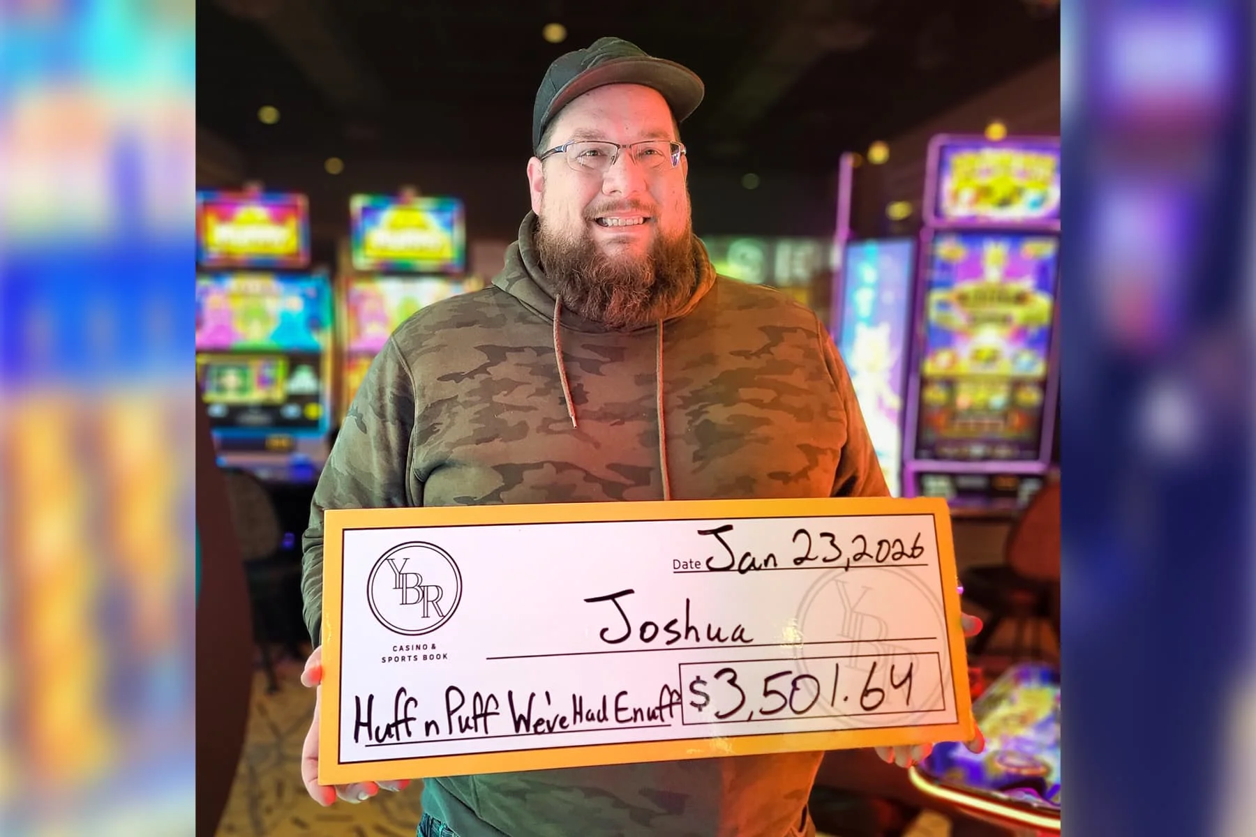 Joshua won $3,501