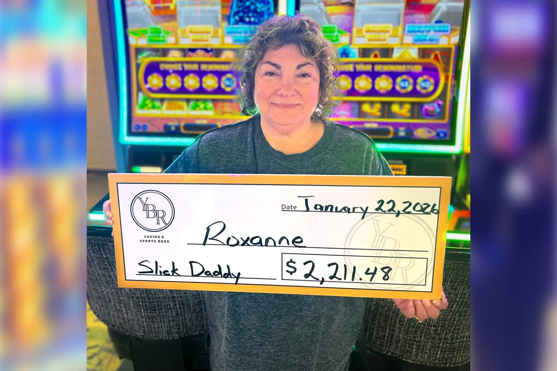 Roxanne won $2,211