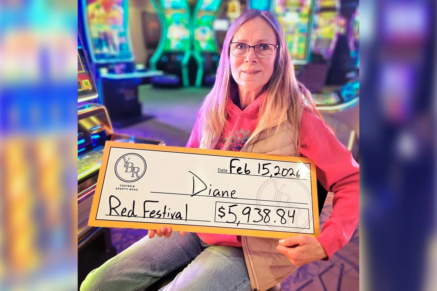 Diane won $5,938