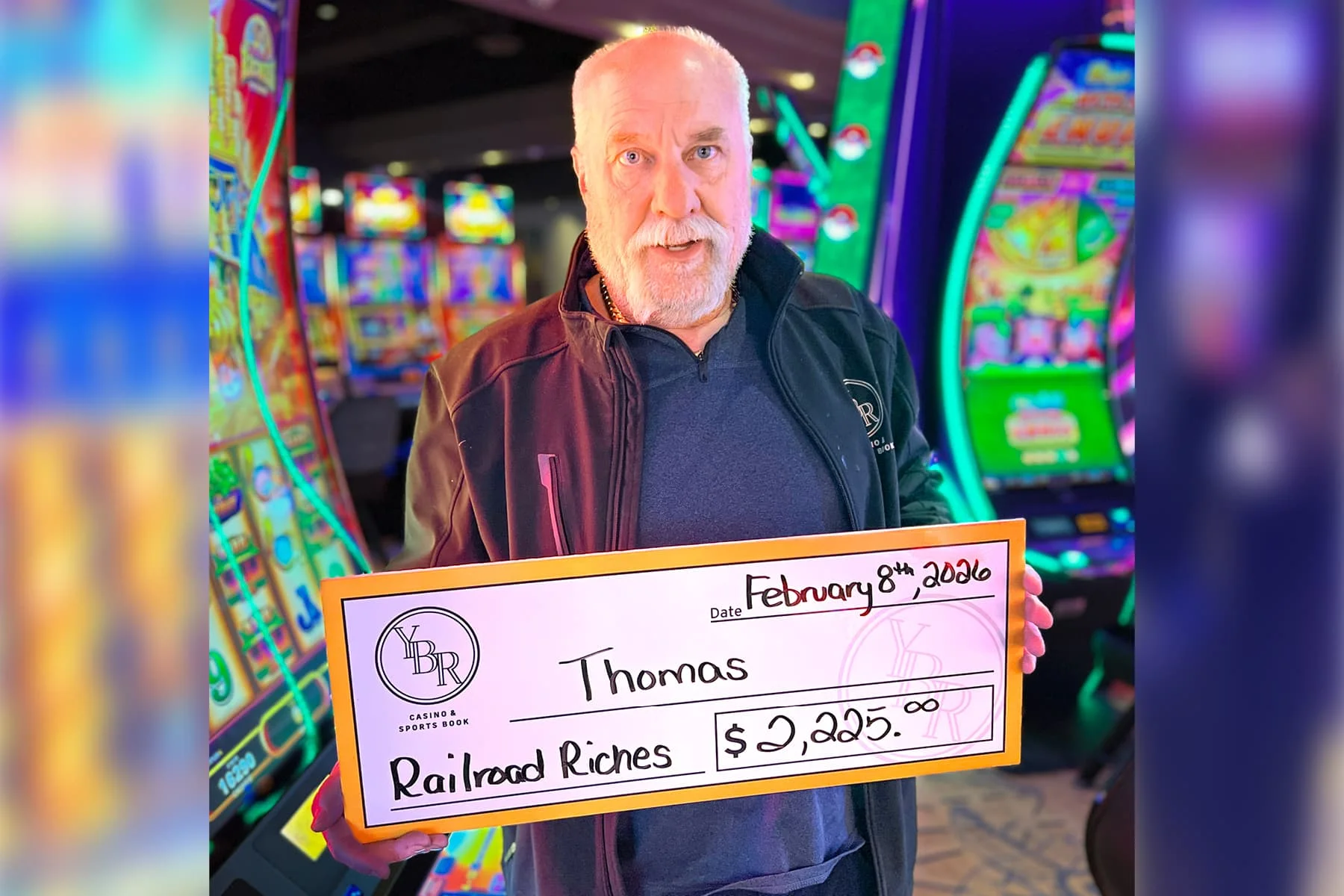 Thomas won $2,225