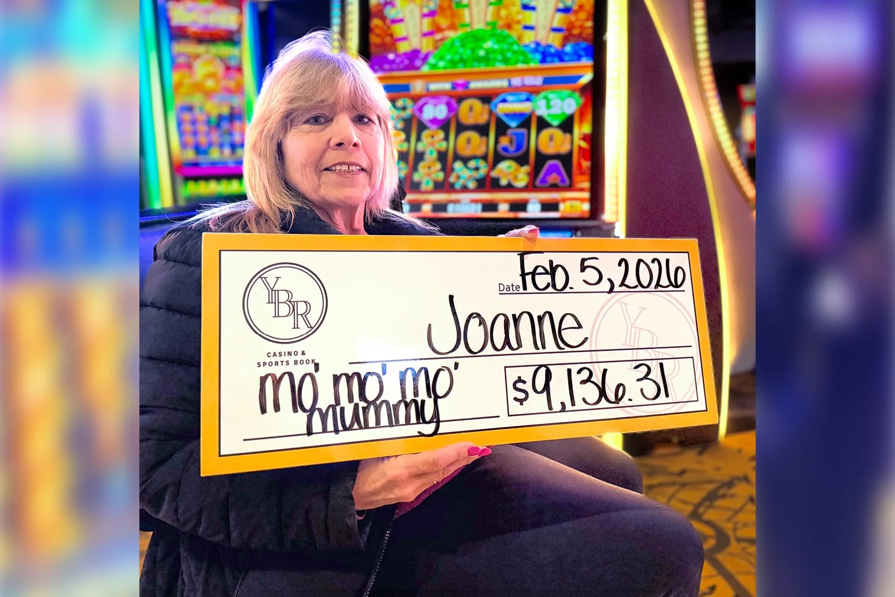 Joanne won $9,136
