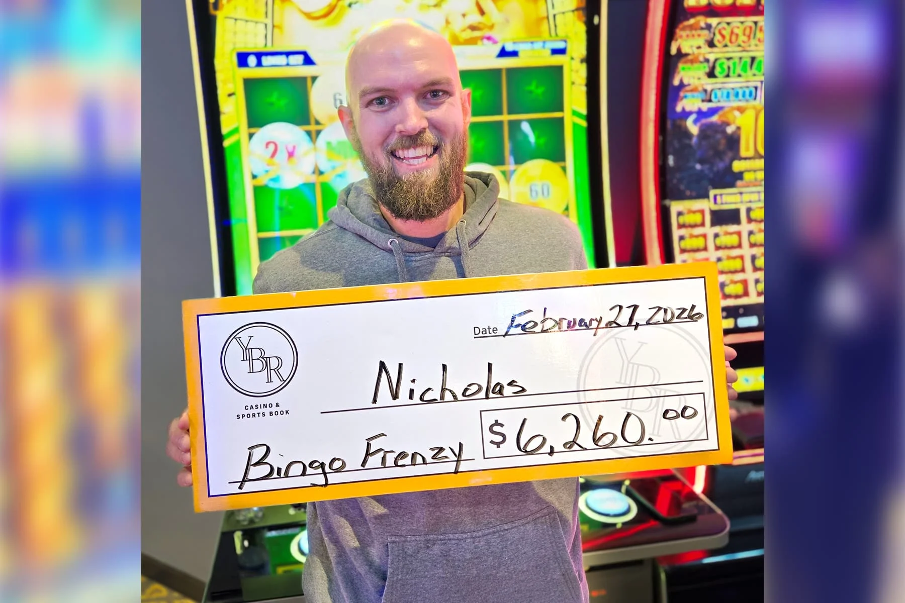 Nicholas won $6,260