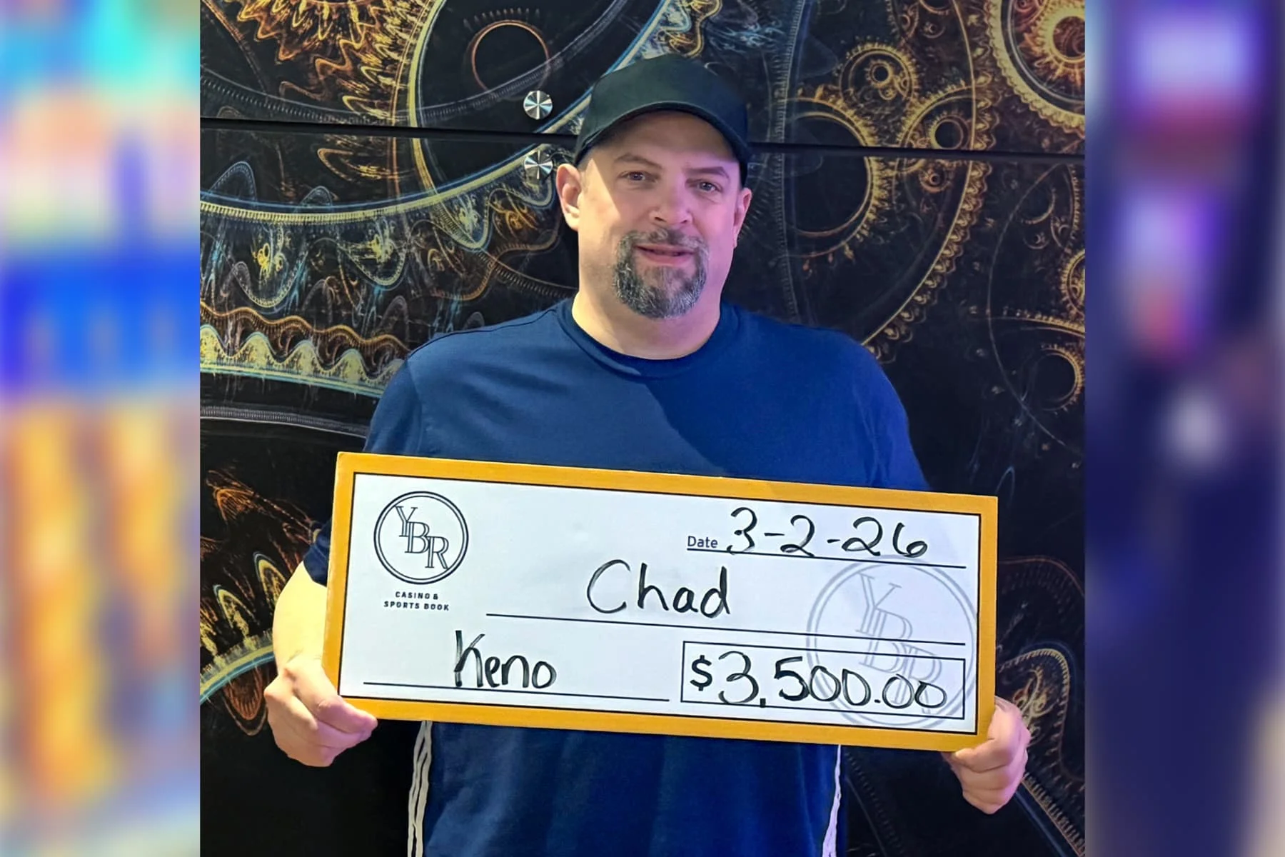 Chad won $3,500
