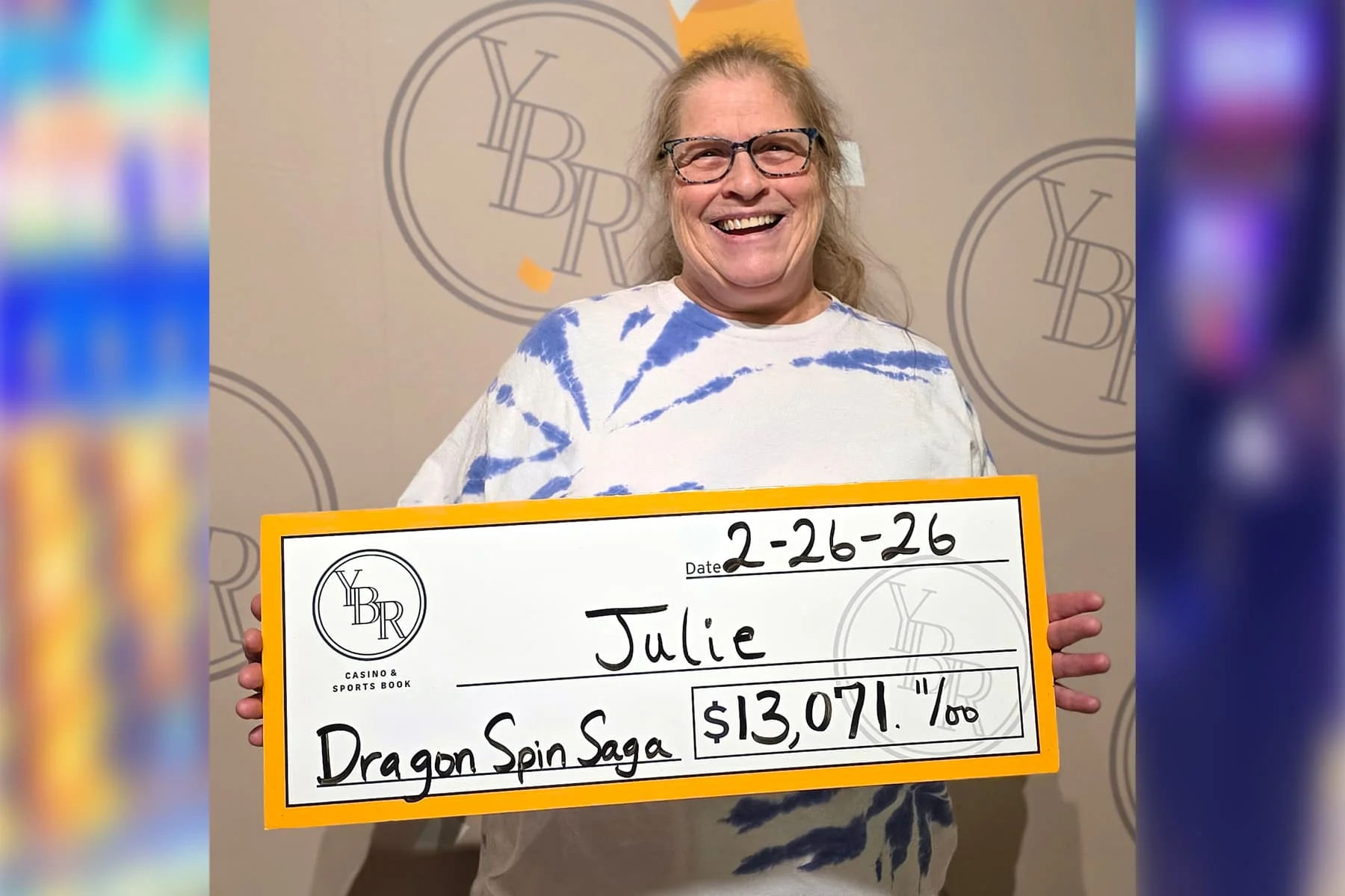 Julie won $13,071