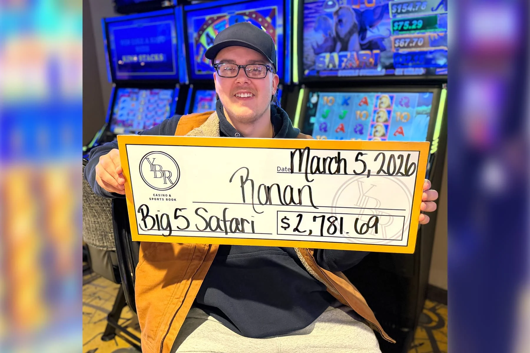 Ronan won $2,781