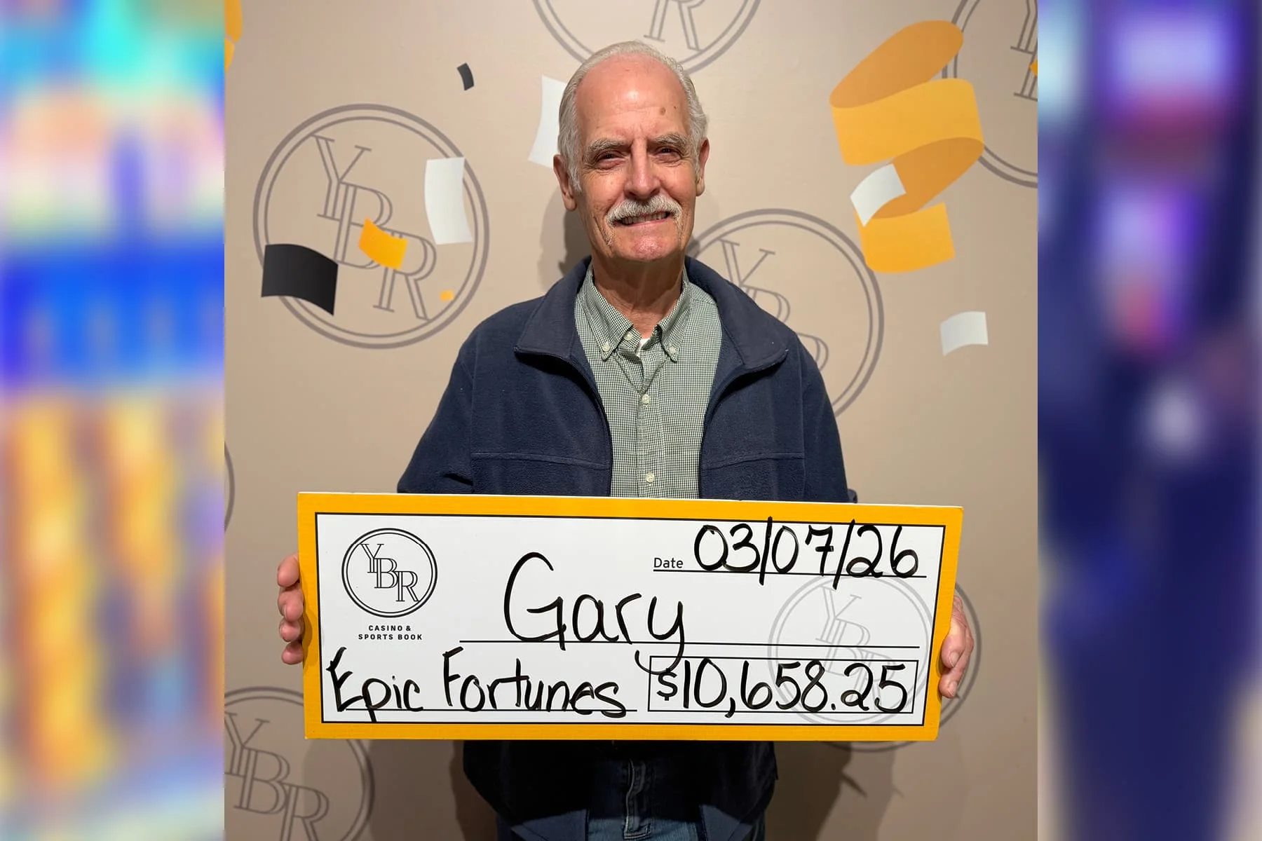 Gary won $10,658