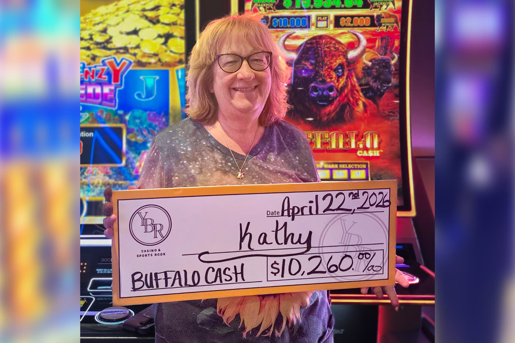 Kathy won $10,260