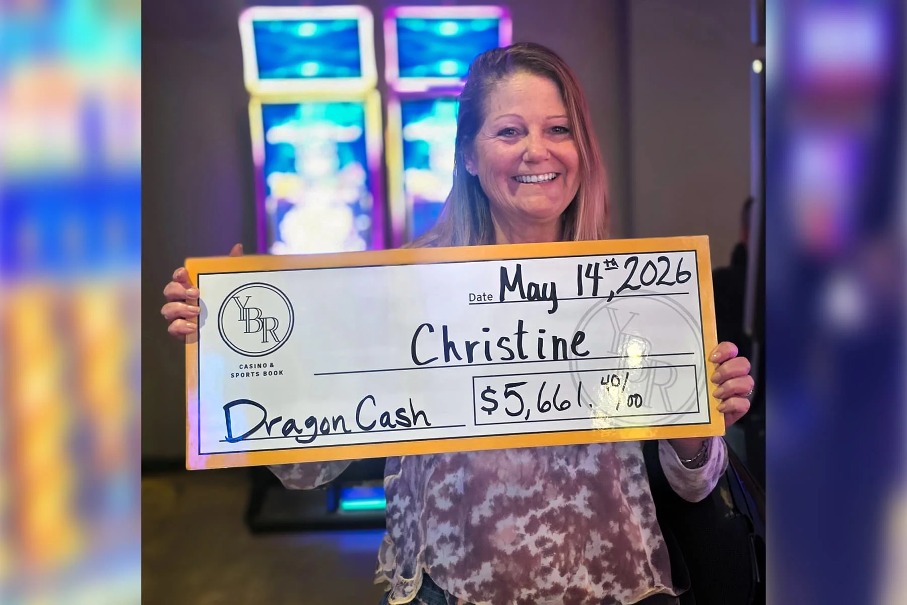 Christine won $5,661