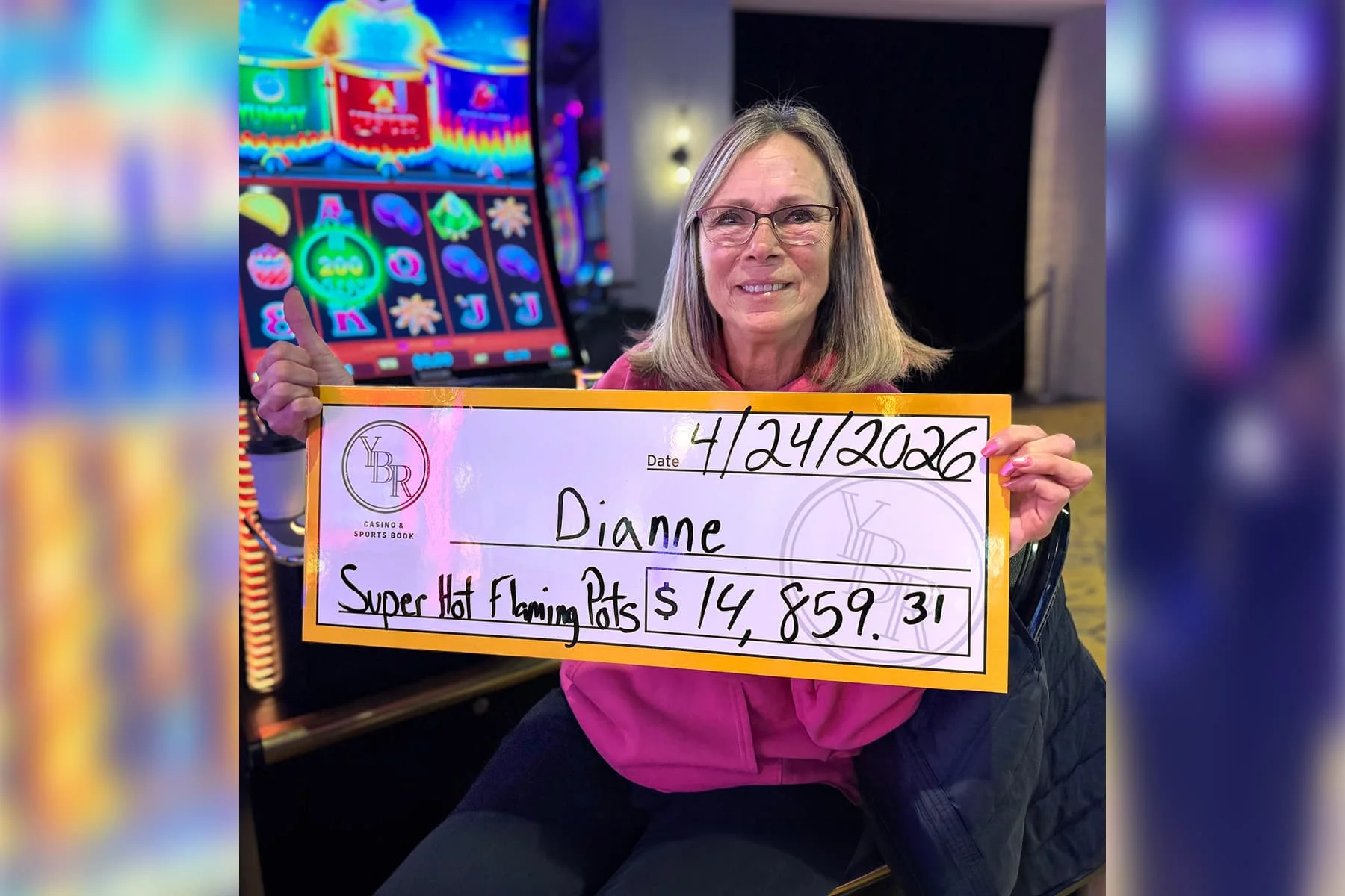 Dianne won $14,859