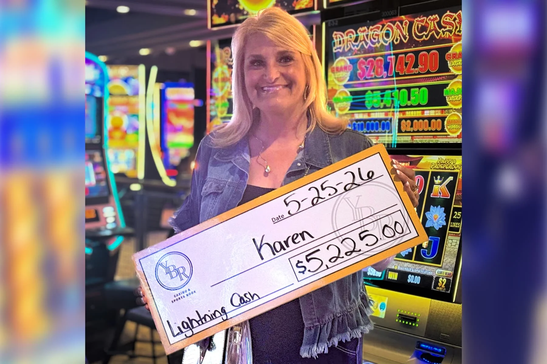 Karen won $5,225