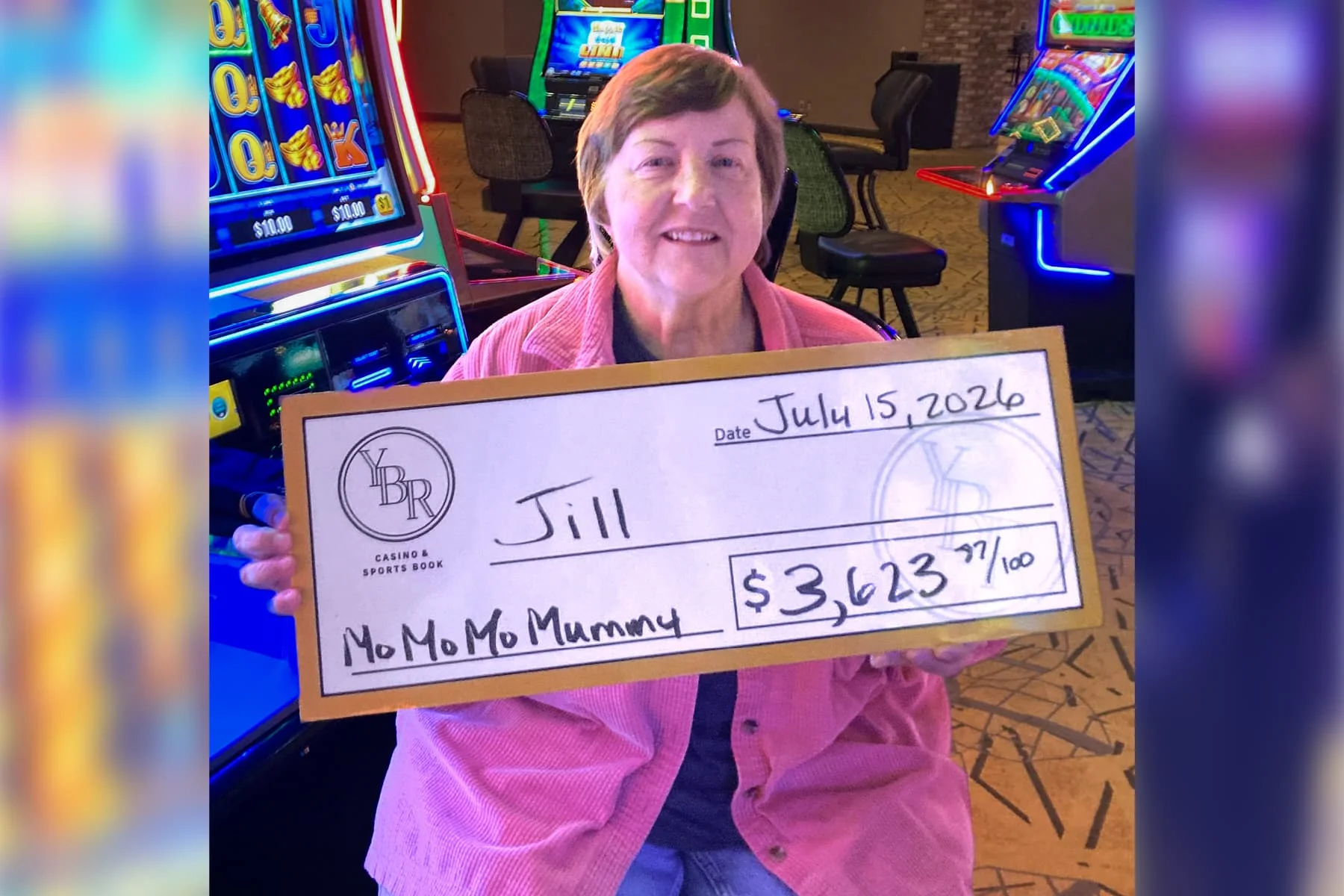 Jill won $3,623