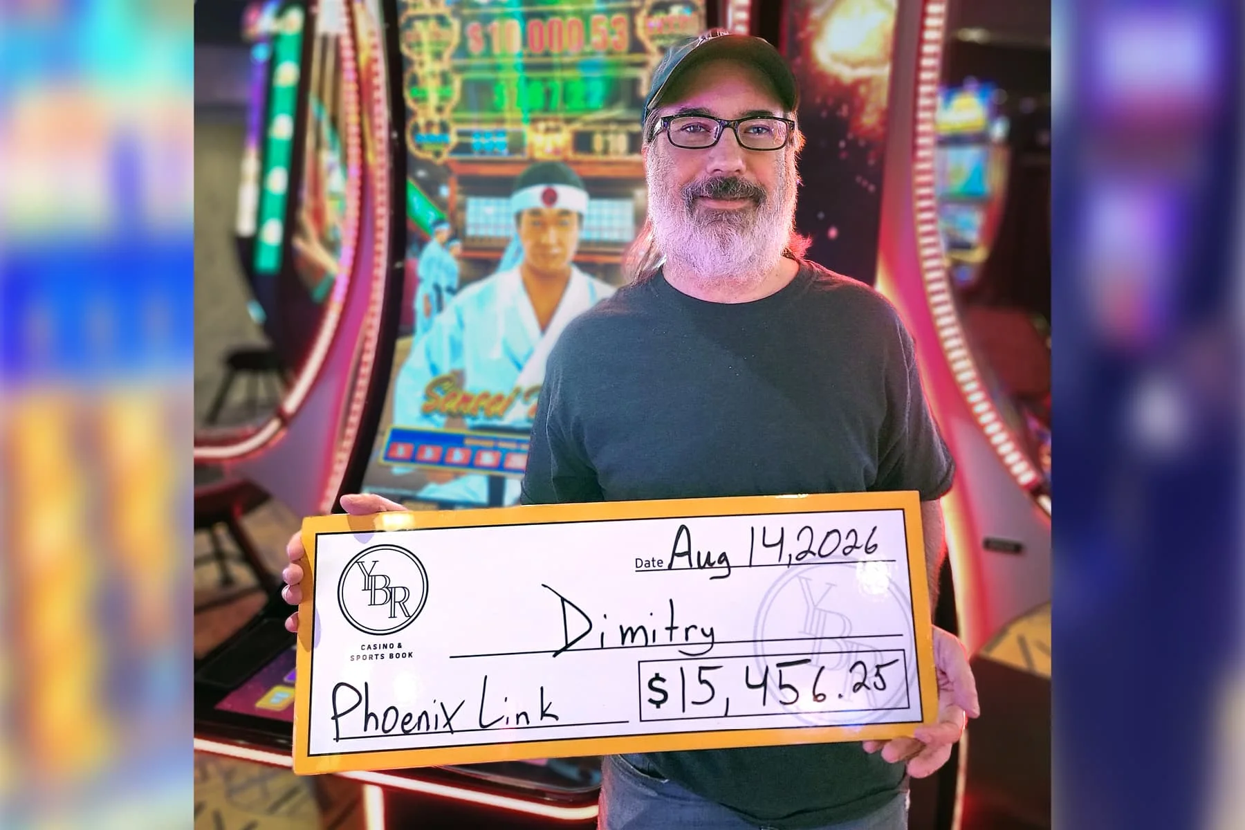 Dimitry won $15,456