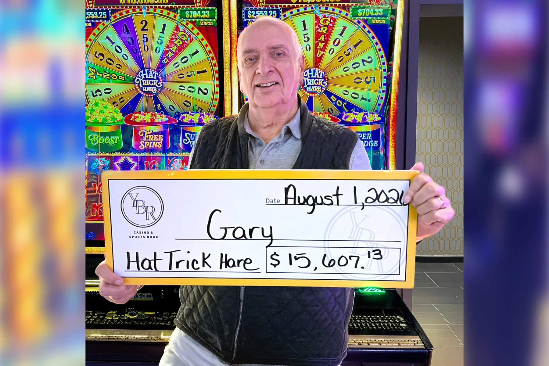 Gary won $15,607