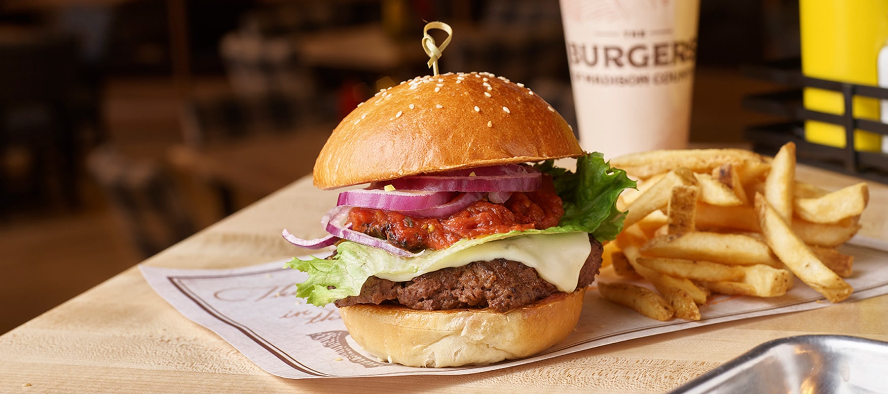 Burger and Fries