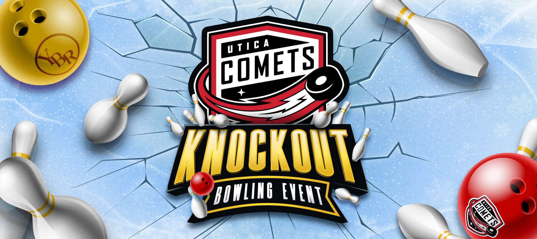 Utica Comets Knockout Bowling Event
