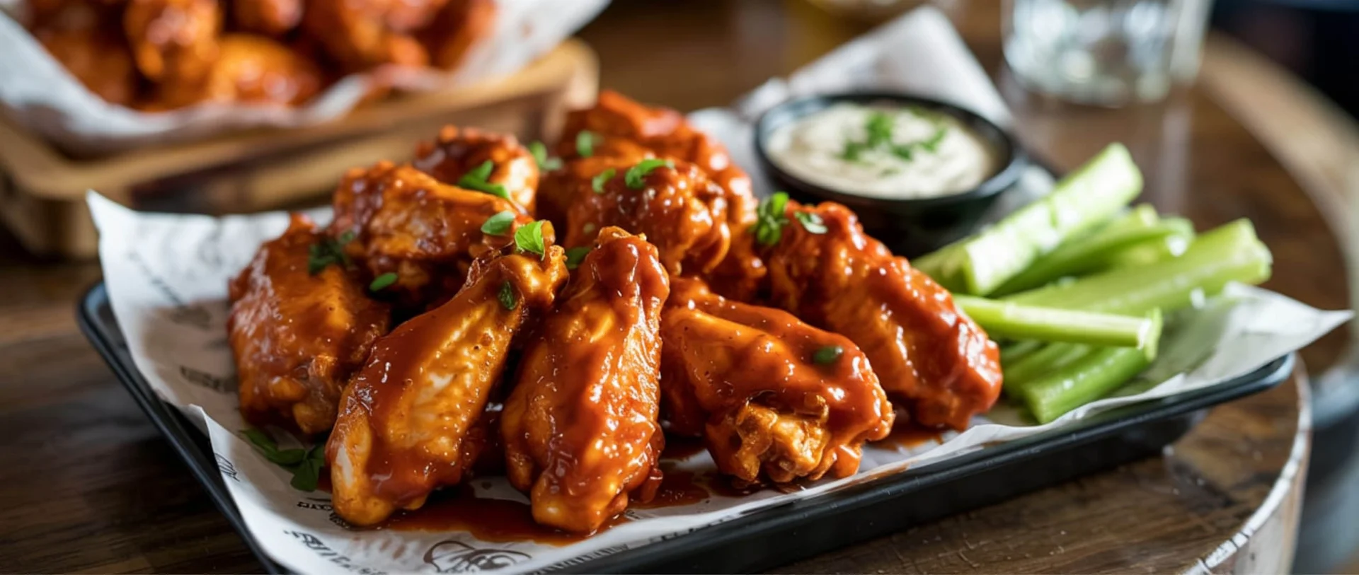 Plate of wings