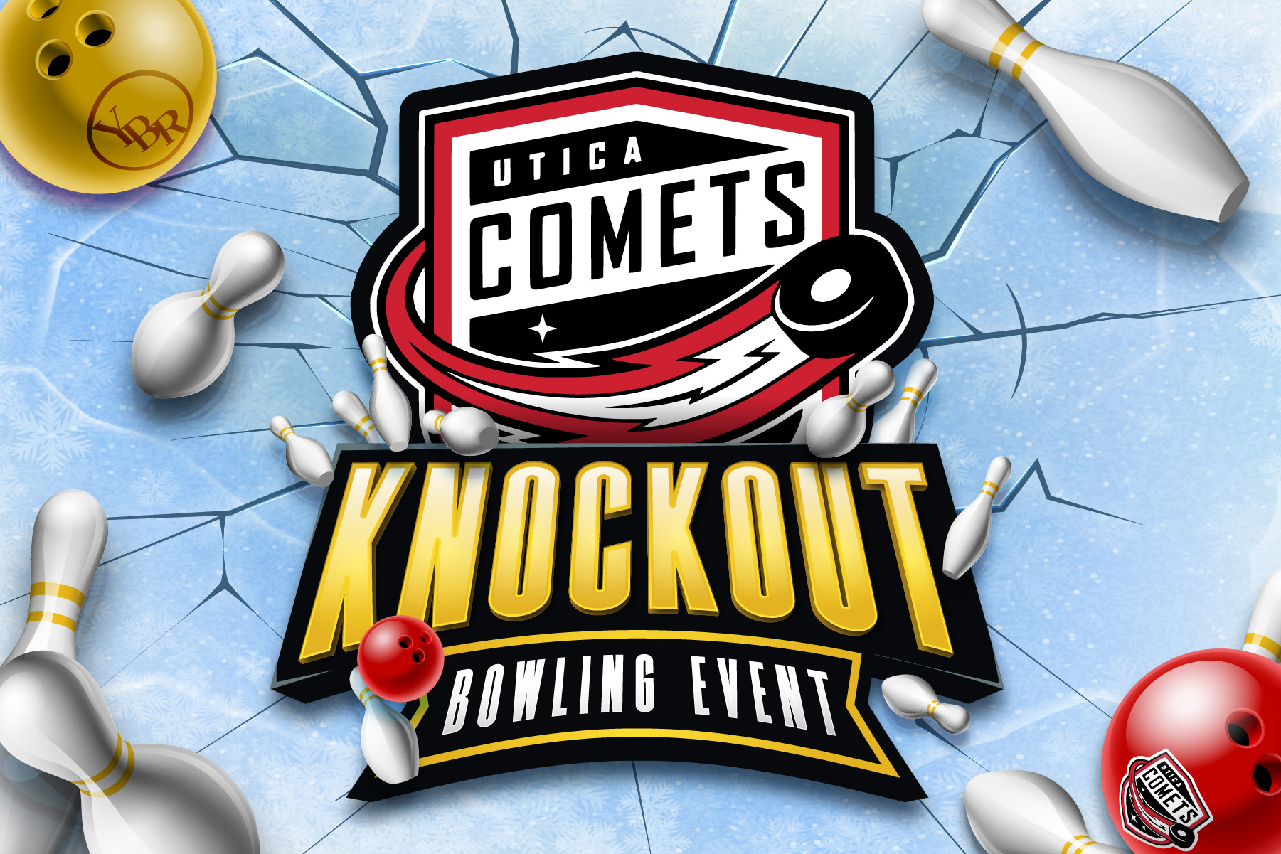 Utica Comets Knockout Bowling Event