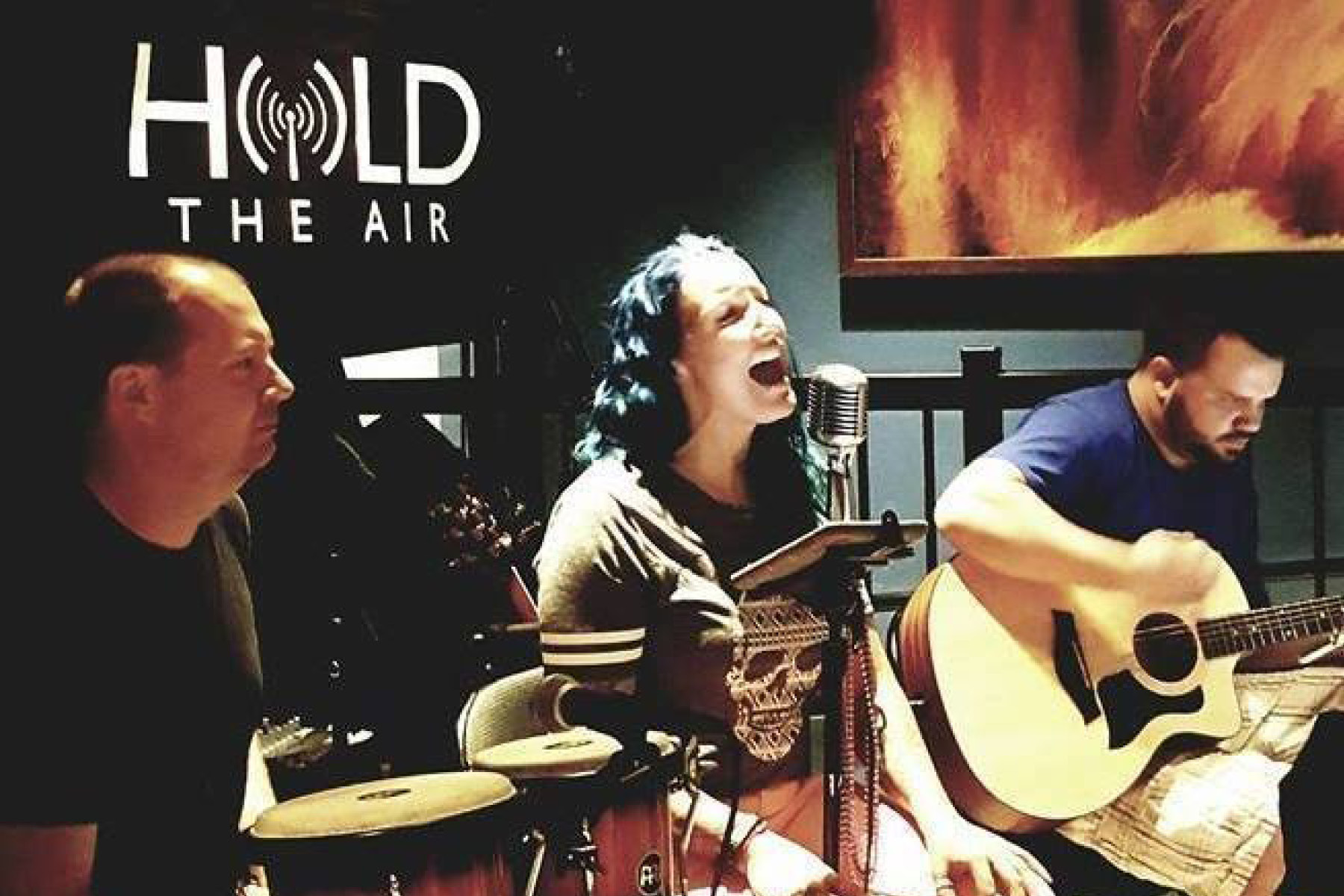 Hold The Air Band Photo Color