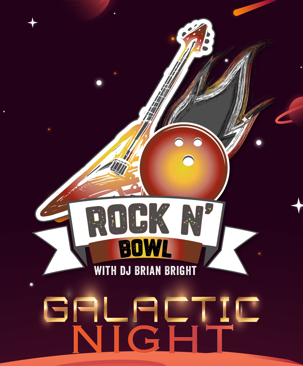 Rock N Bowl Galactic Night