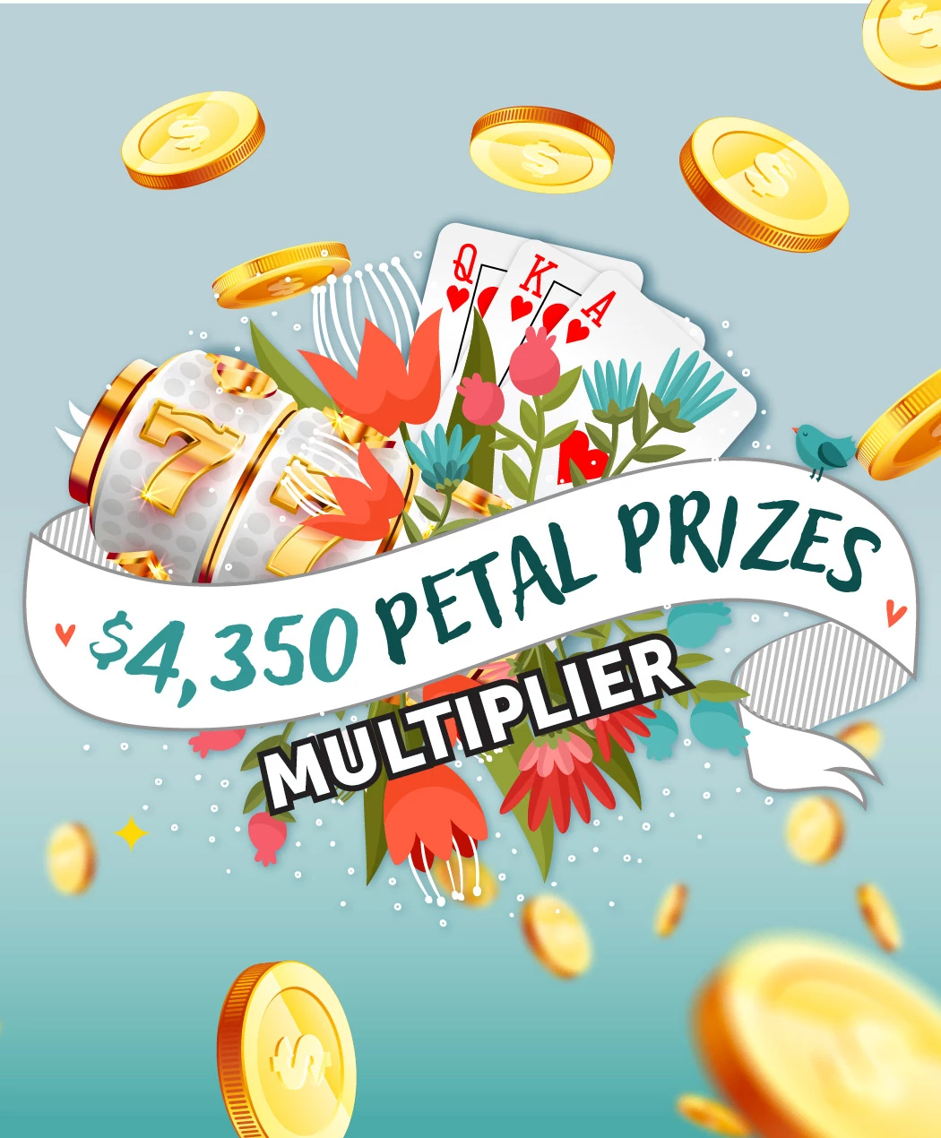 $4,350 Petal Prizes Multiplier