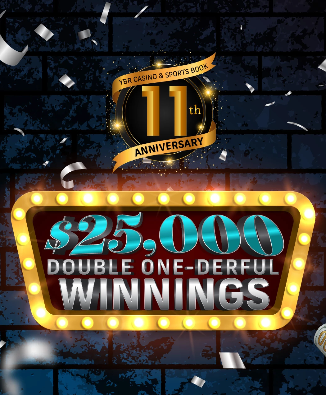 $25,000 Double One-derful Winnings