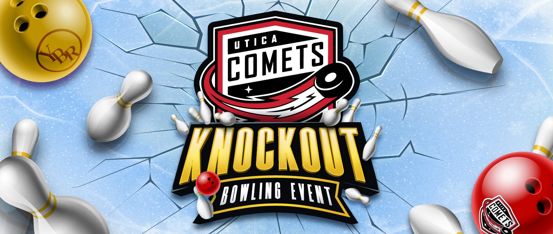 utica comets knockout bowling event