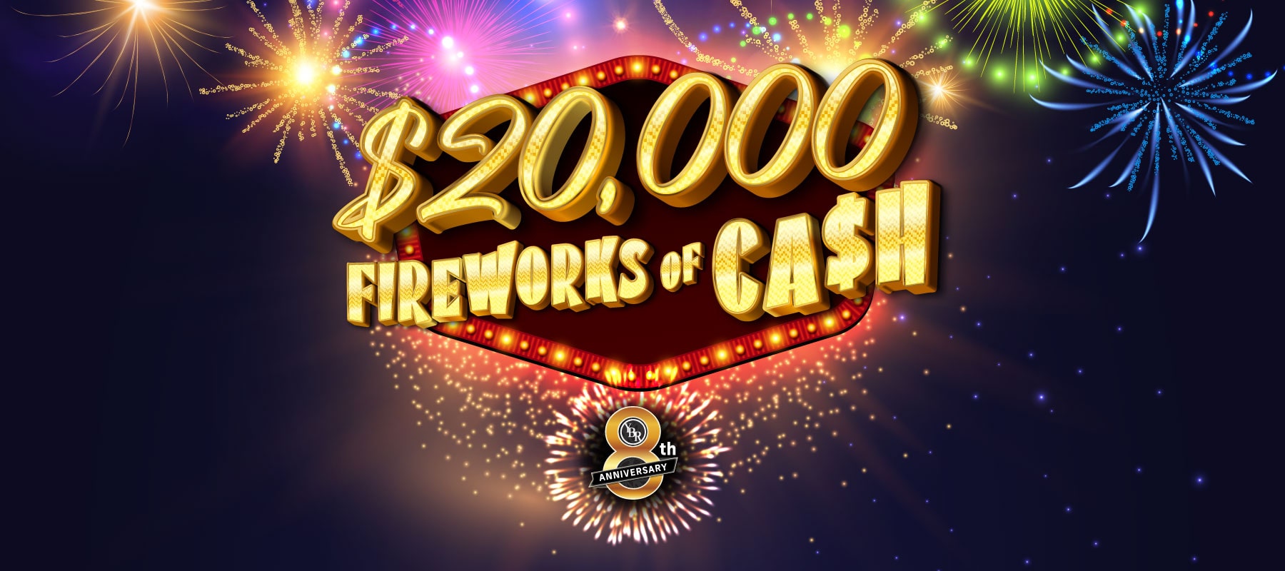 $20,000 Fireworks Of Cash